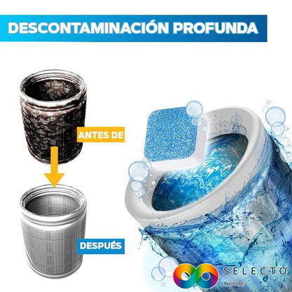 Pack de 12 tabletas limpia lavadora - DeepClean™